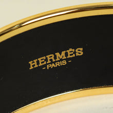 Hermes Indigo Multicolor Les Cles Printed Enamel Bangle