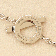 Hermes 18K White Gold Finesse Diamond Bracelet