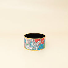 Hermes Multicolor Della Cavalleria Favolosa Enamel Wide Bracelet