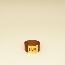 Hermes Rouge H Kelly Dog Alligator Bracelet