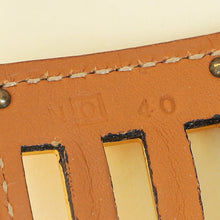 Hermes Rouge H Kelly Dog Alligator Bracelet