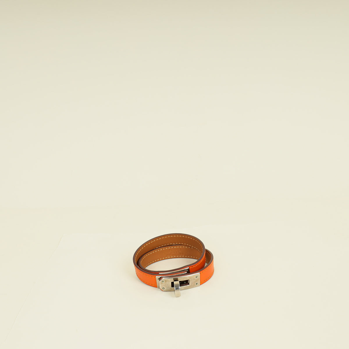 Hermes Feu Kelly Double Tour Bracelet