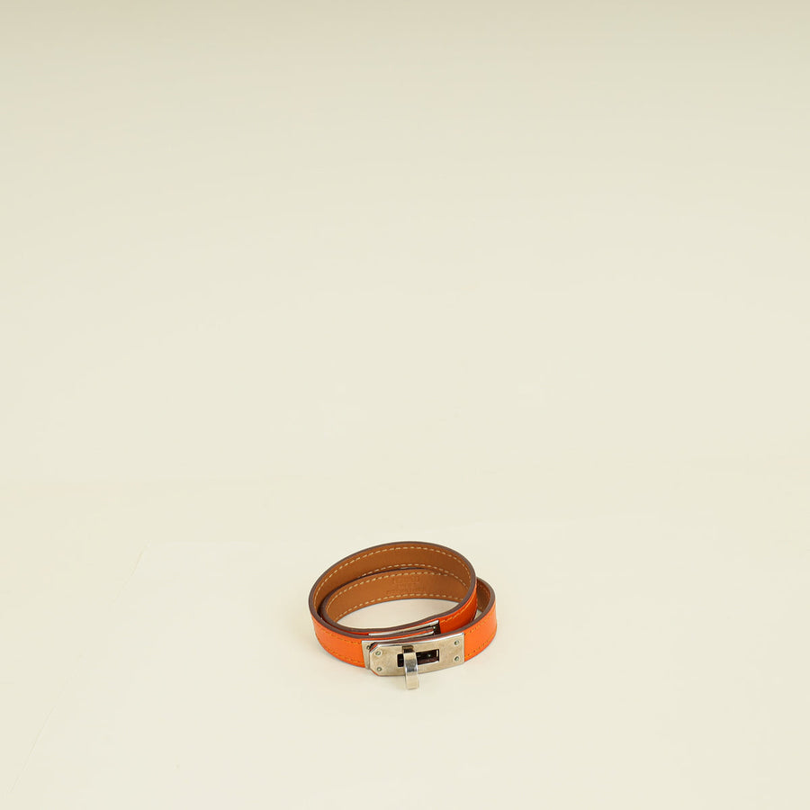 Hermes Feu Kelly Double Tour Bracelet