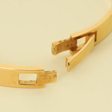 Hermes 18K Pink Gold Diamond H D'Ancre Small Model Bracelet