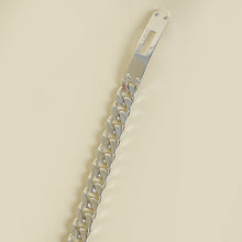 Hermes Sterling Silver Kelly Gourmette Bracelet, Very Small Model