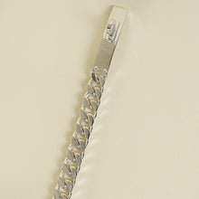 Hermes Sterling Silver Kelly Gourmette Bracelet, Very Small Model