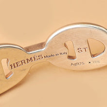 Hermes Sterling Silver Chaine d'ancre Enchainee Bracelet