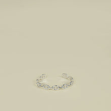 Hermes Sterling Silver Chaine D'ancre Enchainee Bracelet, Medium Model