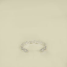 Hermes Sterling Silver Chaine D'ancre Enchainee Bracelet, Medium Model