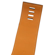 Hermes Orange Lizard Collier de Chien Bracelet
