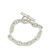 Hermes Sterling Silver Chaine D'Ancre Bracelet 17
