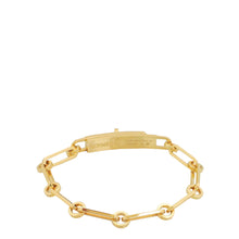 Hermes 18K Yellow Gold Kelly Chaine Diamond Small Model Bracelet