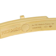Hermes 18K Yellow Gold Kelly Chaine Diamond Small Model Bracelet