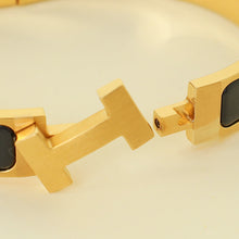 Hermes Matt Noir Clic HH Bracelet Men's