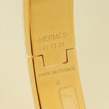 Hermes Matt Noir Clic HH Bracelet Men's