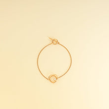 Hermes 18K Pink Gold Diamond Vertige Coeur Bracelet
