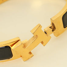 Hermes Noir Clic H GM Bracelet