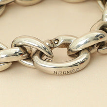 Hermes Silver Heavy Chain Links Bracelet