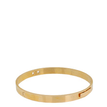 Hermes 18K Yellow Gold Diamond H D'Ancre Bracelet