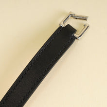 Hermes Noir Rivale Double Tour Bracelet