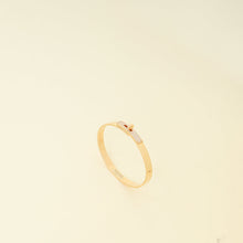 Hermes 18K Rose Gold Kelly Diamond Small Model Bracelet