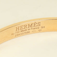 Hermes 18K Rose Gold Kelly Diamond Small Model Bracelet