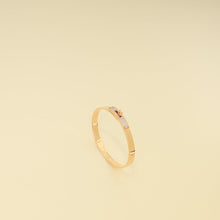 Hermes 18K Rose Gold 61 Diamond Kelly Bracelet