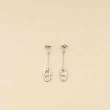 Hermes Silver Farandole Earrings, Medium Model