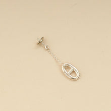 Hermes Silver Farandole Earrings, Medium Model