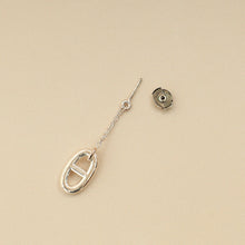 Hermes Silver Farandole Earrings, Medium Model