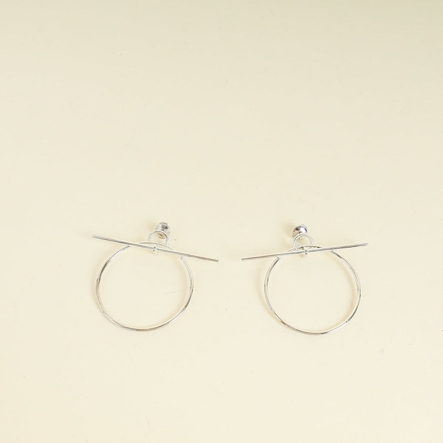 Hermes Loop Earrings, Medium Model