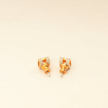 Hermes Light Gray Mini Pop H Earrings