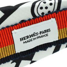 Hermes Bicolor Sangles en Zigzag Bandana Gina Headband