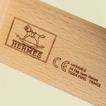 Hermes Naturel Wooden Rocking Horse