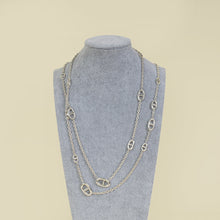 Hermes Sterling Silver Farandole Long Necklace 160