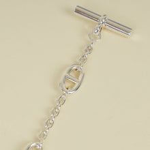 Hermes Sterling Silver Farandole Long Necklace 160