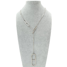 Hermes Silver Ever Chaine d'Ancre Long Lariat Necklace