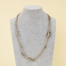 Hermes Sterling Silver Farandole 120 Necklace