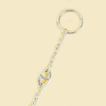 Hermes Sterling Silver Farandole Long Necklace 120
