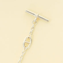 Hermes Sterling Silver Farandole Long Necklace 120