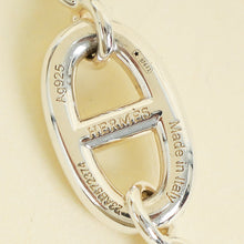 Hermes Sterling Silver Farandole Long Necklace 120