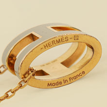 Hermes Marron Glaze Pop H Pendant Necklace