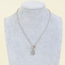 Hermes Sterling Silver Chaine d'ancre Pendant Necklace