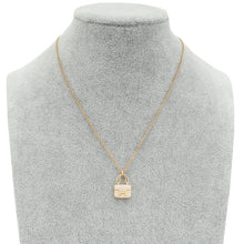 Hermes 18K Rose Gold Diamond Amulettes Constance Pendant Necklace