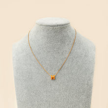 Hermes Orange Mini Pop H 40cm Necklace