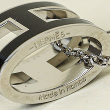 Hermes Black Pop H Pendant Necklace