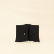 Hermes Noir Shiny Alligator Travel Wallet