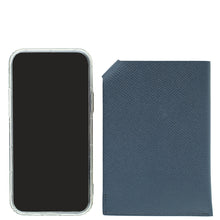 Hermes Bleu Minuit Tarmac Passport Holder