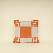 Hermes Bicolor Avalon Wool and Cashmere Pillow, Small Model
