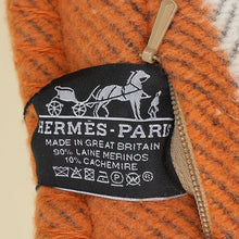 Hermes Bicolor Avalon Wool and Cashmere Pillow, Small Model